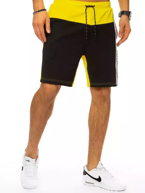 Herren Sweatshorts Schwarz Dstreet SX1336