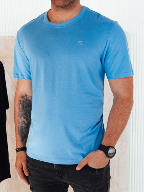 Herren T-shirt mit Aufdruck Farbe Hellblau DSTREET RX5469