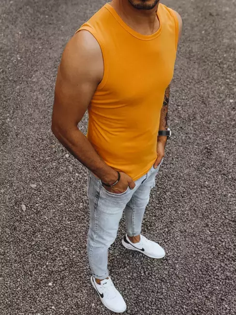 Herren Tanktop Orange Dstreet RX4915