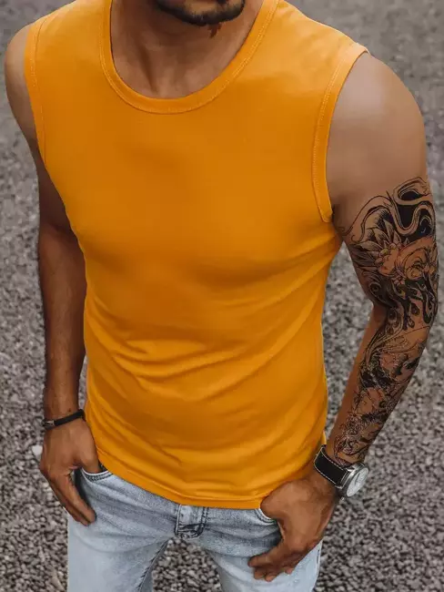 Herren Tanktop Orange Dstreet RX4915