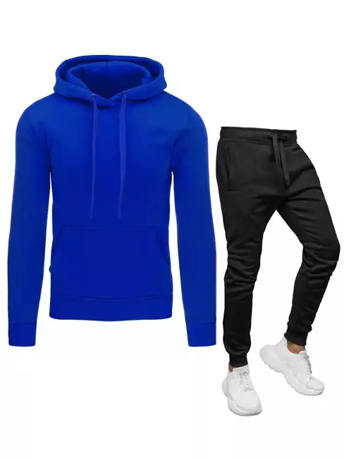 Herren Trainingsanzug-Set Farbe Blau-Schwarz DSTREET AX0629z