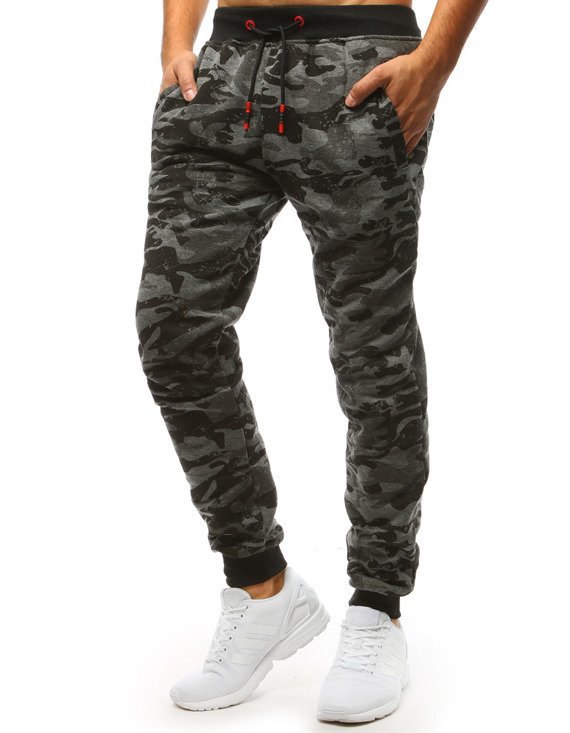 Herren Trainingshose Camo Anthrazit Dstreet UX3454