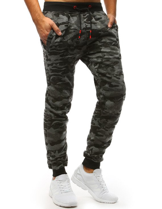 Herren Trainingshose Camo Anthrazit Dstreet UX3454