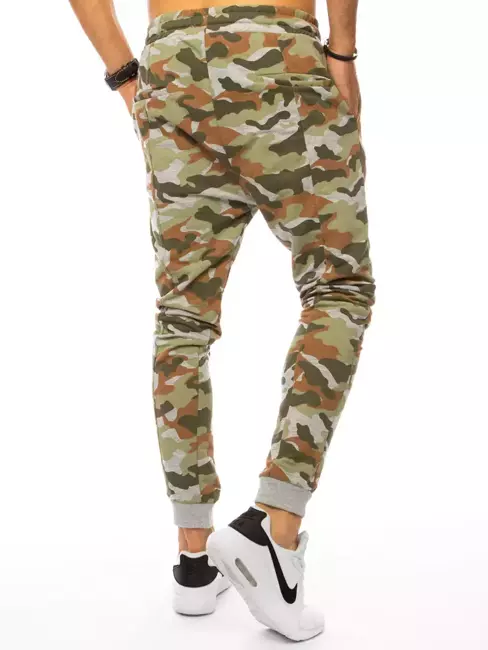 Herren Trainingshose Camo Grün Dstreet UX3333