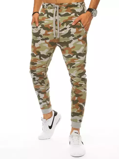 Herren Trainingshose Camo Grün Dstreet UX3334