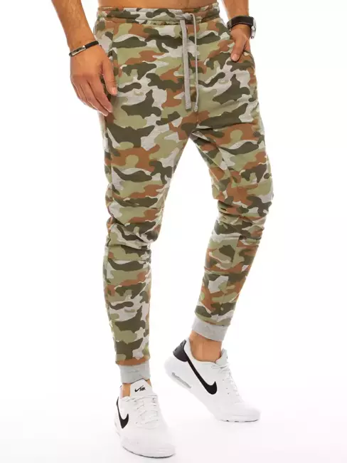 Herren Trainingshose Camo Grün Dstreet UX3334