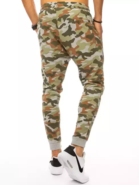 Herren Trainingshose Camo Grün Dstreet UX3334