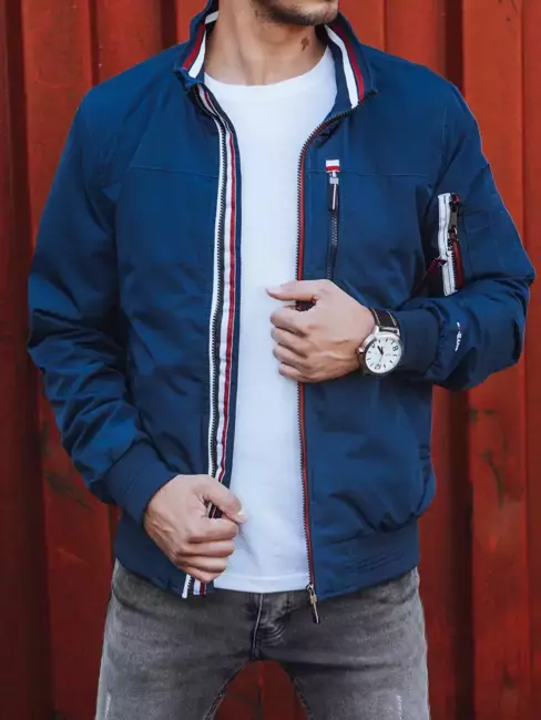 Herren Übergangsjacke Blau Dstreet TX4255