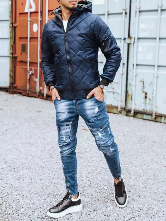 Herren Übergangsjacke Dunkelblau Dstreet TX2602z