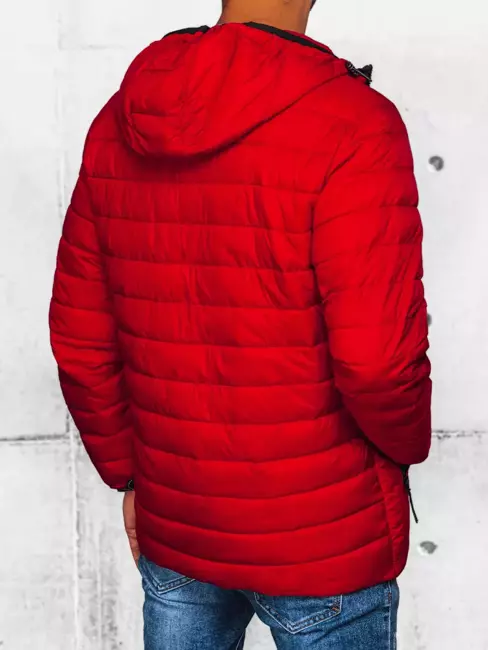 Herren Übergangsjacke Farbe Rot DSTREET TX4375