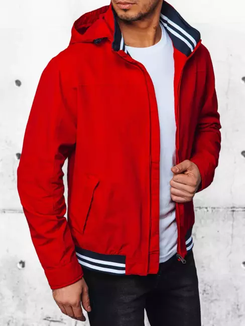 Herren Übergangsjacke Farbe Rot DSTREET TX4376