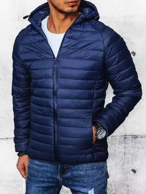 Herren Übergangsjacke Gesteppt Dunkelblau Dstreet TX4408