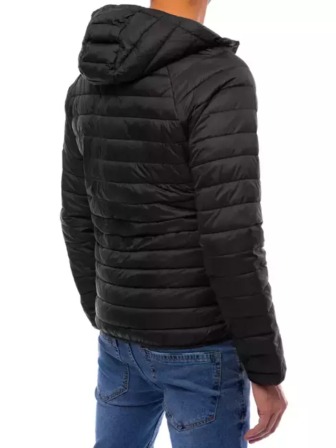 Herren Übergangsjacke Gesteppt Schwarz Dstreet TX4010