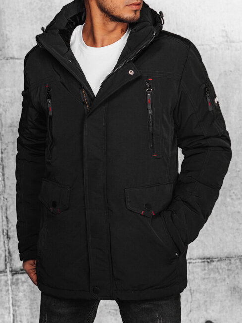 Herren Winterjacke Farbe Schwarz DSTREET TX4620