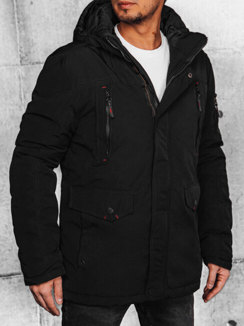 Herren Winterjacke Farbe Schwarz DSTREET TX4620