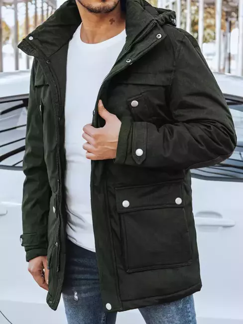 Herren Winterjacke Grün Dstreet TX4280