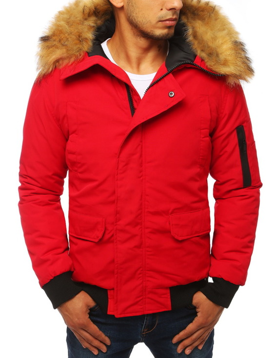 Herren Winterjacke Rot Dstreet TX2875