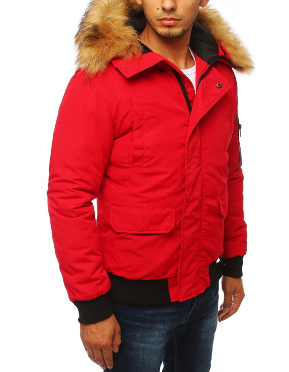 Herren Winterjacke Rot Dstreet TX2875