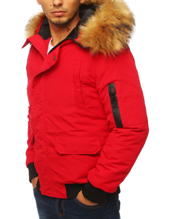 Herren Winterjacke Rot Dstreet TX2875