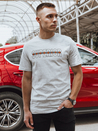 Bedrucktes graues Herren-T-Shirt Dstreet RX5385_1