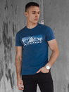 Blaues Herren-T-Shirt Dstreet RX5554_1