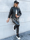 Damen Bikerjacke TRENDY FUSION Farbe Schwarz DSTREET TY3896_2