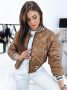 Damen Jacke BOMBER Camel Dstreet TY3431_2