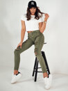 Damen Jeans mit hoher Taille MOLI Farbe Grün DSTREET UY1873_1