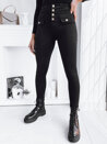 Damen Jeans mit hoher Taille SKULL Farbe Schwarz DSTREET UY1752_1