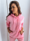 Damen Kapuzenpullover BASIC Rosa Dstreet BY0174z_2