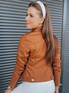 Damen Kunstlederjacke TERLA Camel Dstreet TY3039_2