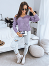 Damen Lange Pullover TURI Farbe Violett DSTREET MY1666_3