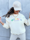 Damen Oversize Sweatshirt MONACO Farbe Creme DSTREET BY1232_3