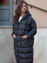 Damen Oversize Winterjacke mit Kapuze ANNIKA schwarz Dstreet TY4541_3