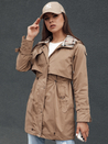 Damen Parka Jacke FASHLOVE dunkelbeige Dstreet TY4391_2