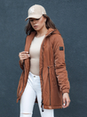 Damen Parka Übergangsjacke mit Kapuze HENRY camel Dstreet TY4495_4