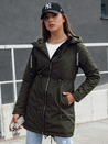 Damen Parka Übergangsjacke mit Kapuze VERCHA grün Dstreet TY4403_2