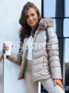 Damen Stepp-Winterjacke mit Kapuze MIRIAL beige Dstreet TY3770_1