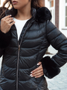 Damen Steppwinterjacke mit Kapuze MOON schwarz Dstreet TY4553_4