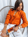 Damen Strickjacke SISTERS Farbe Orange DSTREET MY1961_1