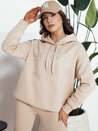 Damen Sweatshirt mit Kapuze ZANSE Farbe Beige DSTREET BY1284_2