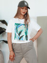 Damen T-shirt mit Aufdruck MUYUMBA Farbe Weiß DSTREET RY2620_1