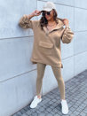 Damen Trainingsanzug-Set MAYALAN  Farbe Camel DSTREET AY0942_1