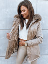 Damen Winter Parka Jacke GODDESS beige Dstreet TY3868_3