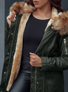 Damen Winter Parka Jacke mit Kapuze AVENA II grün Dstreet TY4512_2