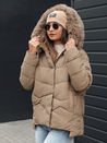 Damen Winterjacke FIXMIX gesteppt mit Kapuze beige Dstreet TY4673_1