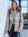 Damen Winterjacke MIRIAL Farbe Dunkelbeige DSTREET TY3771_2