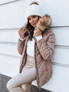 Damen Winterjacke SOLARIS Farbe Cappuccino DSTREET TY4010_1