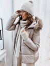 Damen Winterjacke STELLAR Farbe Beige DSTREET TY4097_1