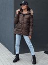 Damen Winterjacke mit Kapuze STELLAR coffee Dstreet TY4493_3